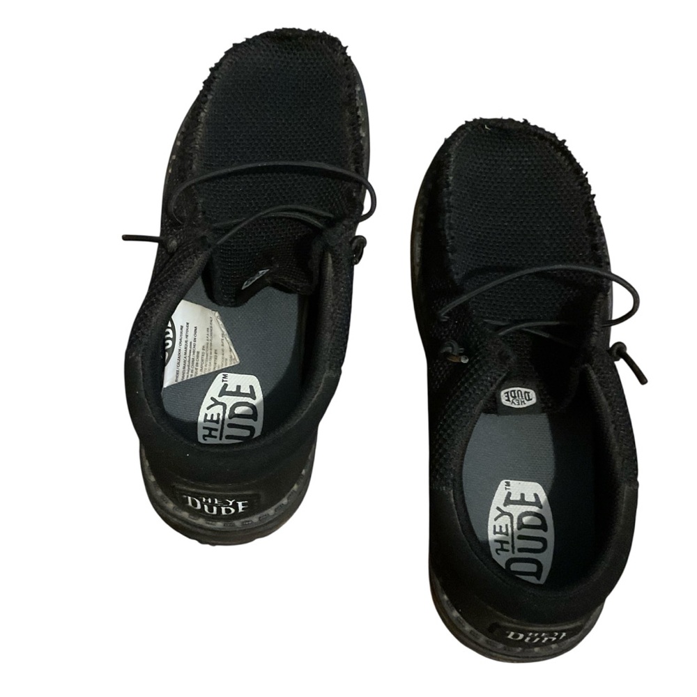 Hey Dude Black Loafers Slip-Ons Casual